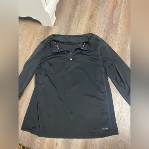 Black quarter zip long sleeve